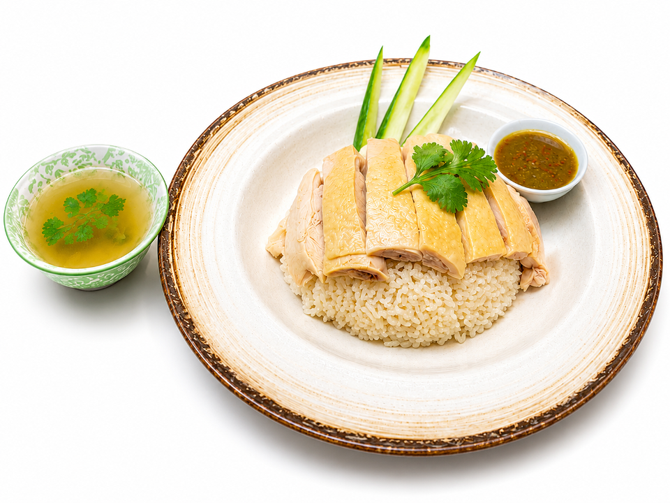 JAI DEE HAINANESE CHICKEN RICE.