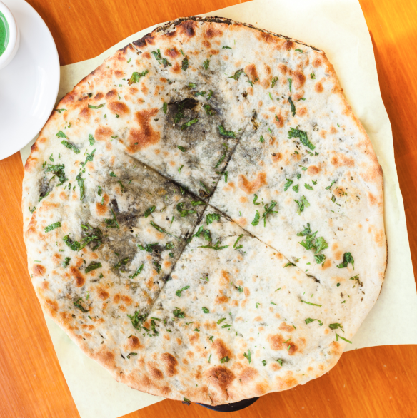Spinach & Paneer Naan.