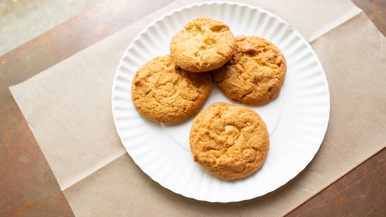White Chocolate Macadamia Cookie.