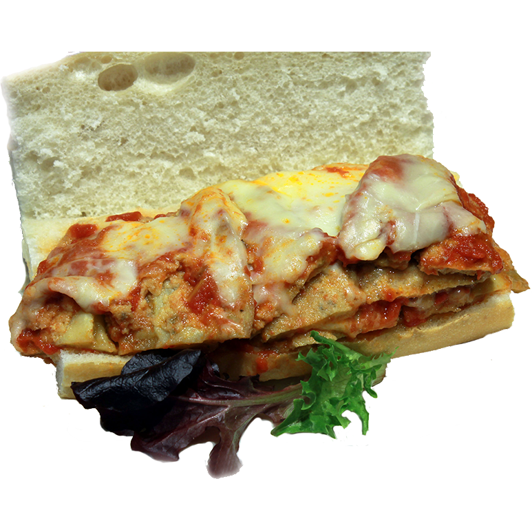 Eggplant Parmigiana Hero.