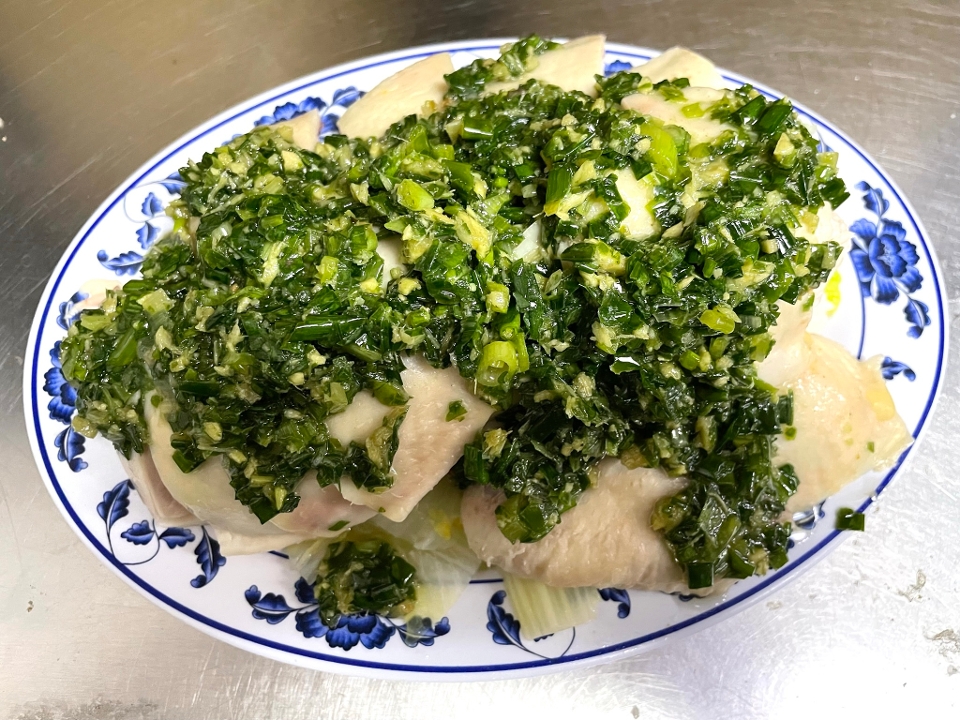葱鸡 19.Ginger Onion Chicken.