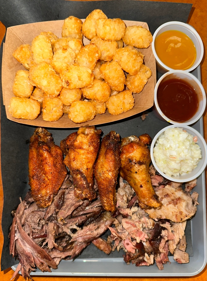 3 Meat BBQ Platter.