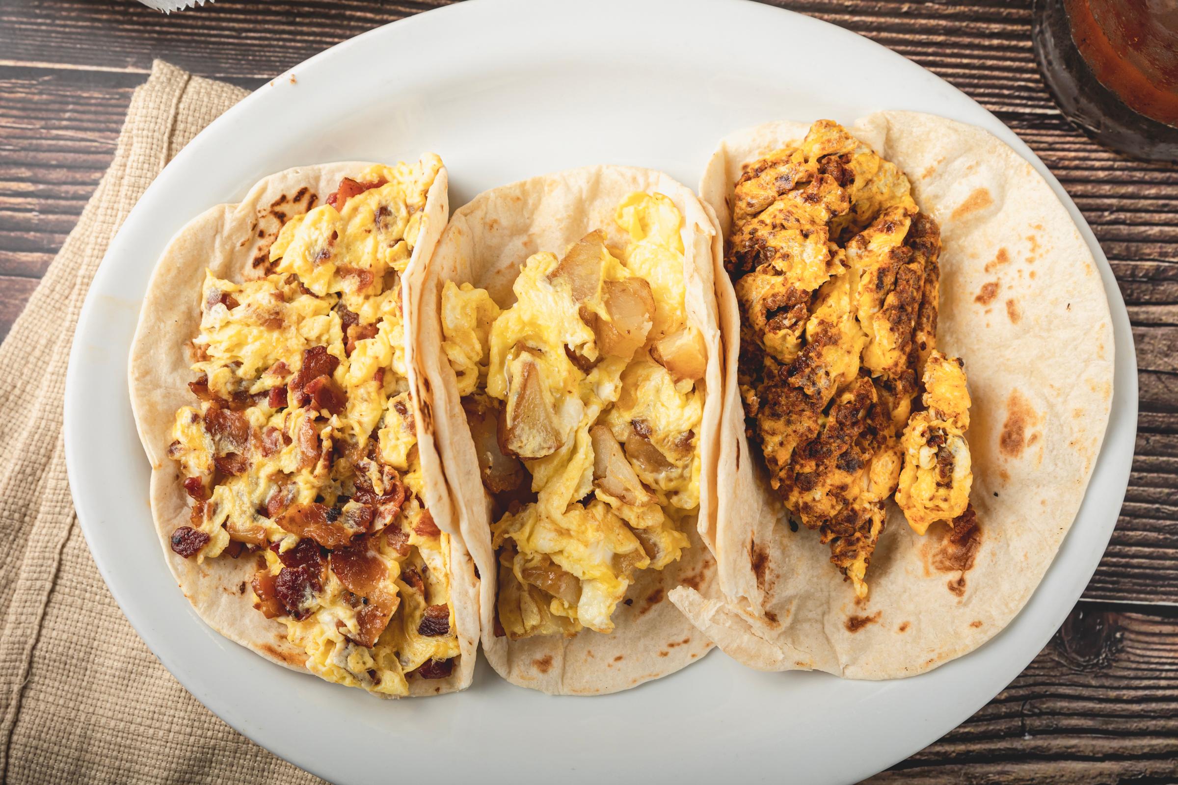 Breakfast Tacos.
