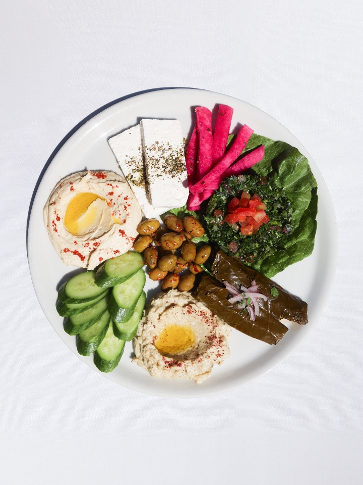 SANTORINI MEZZE TASTING.