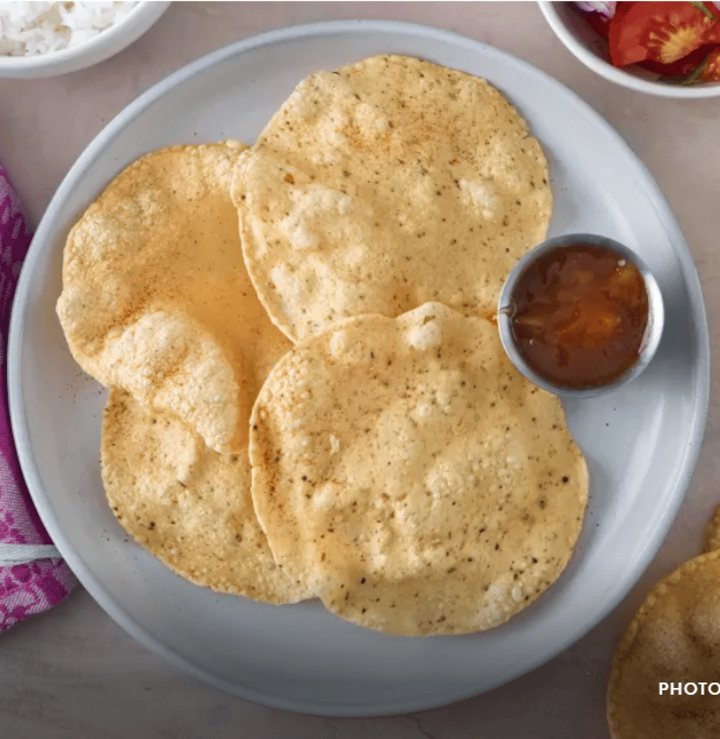 Papadum.