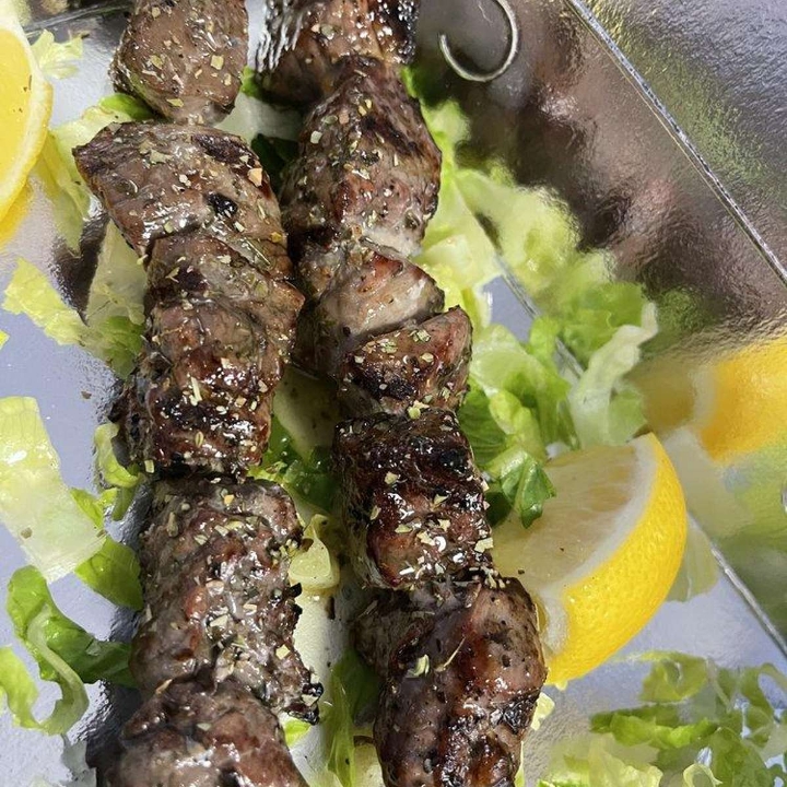 Pork Souvlaki.