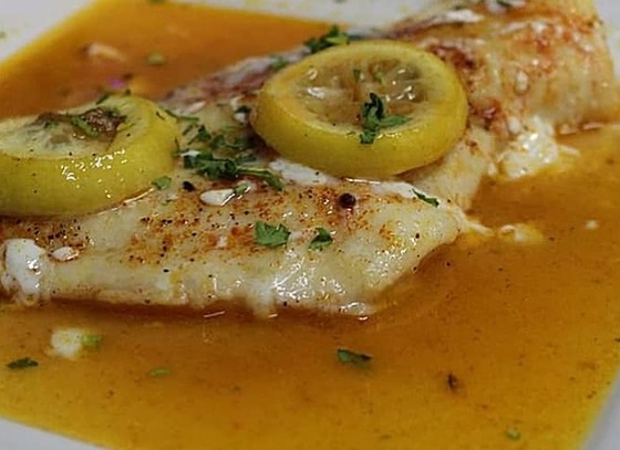 Baked Whitefish.