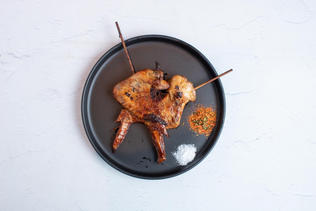 Chicken Wing Yakitori.
