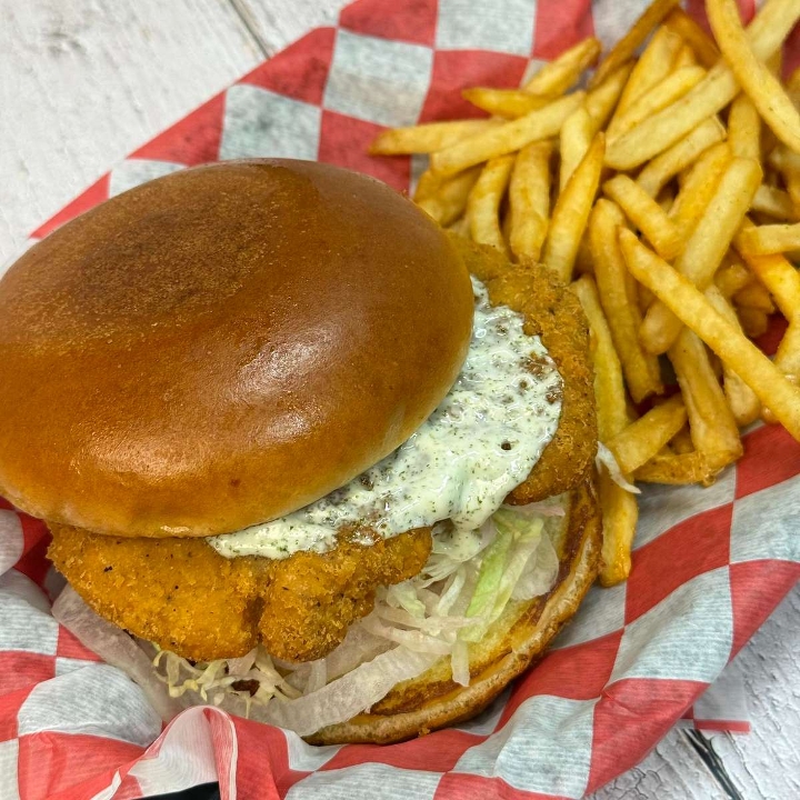 Classic Chicken Sandwich.
