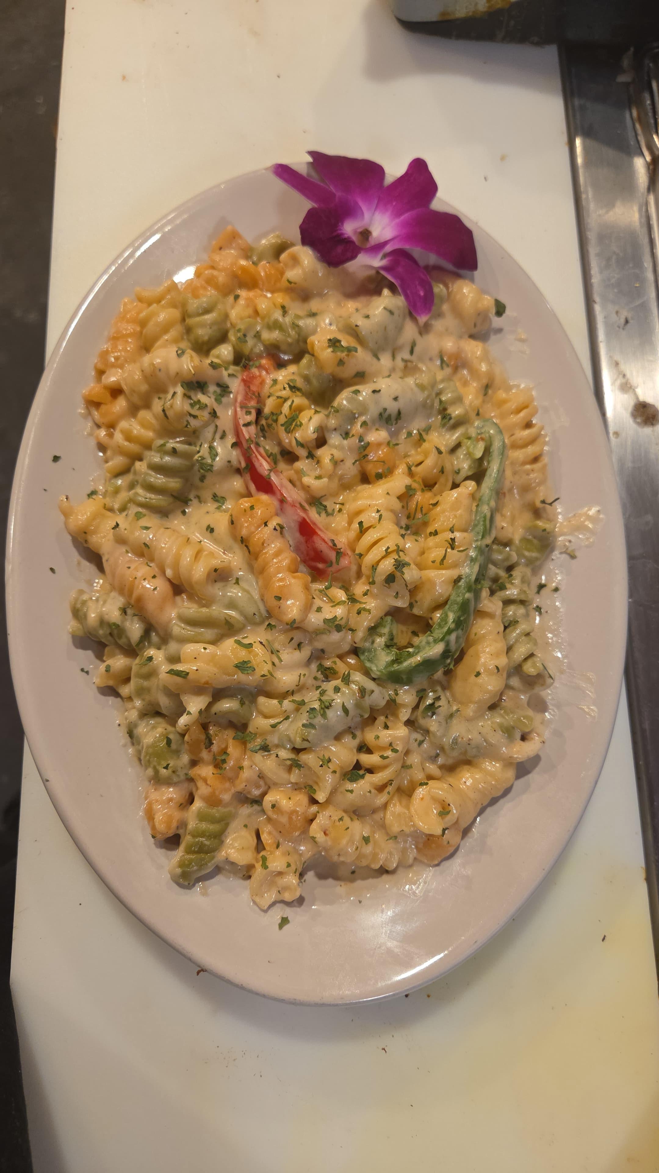Rasta Pasta (No Sides).