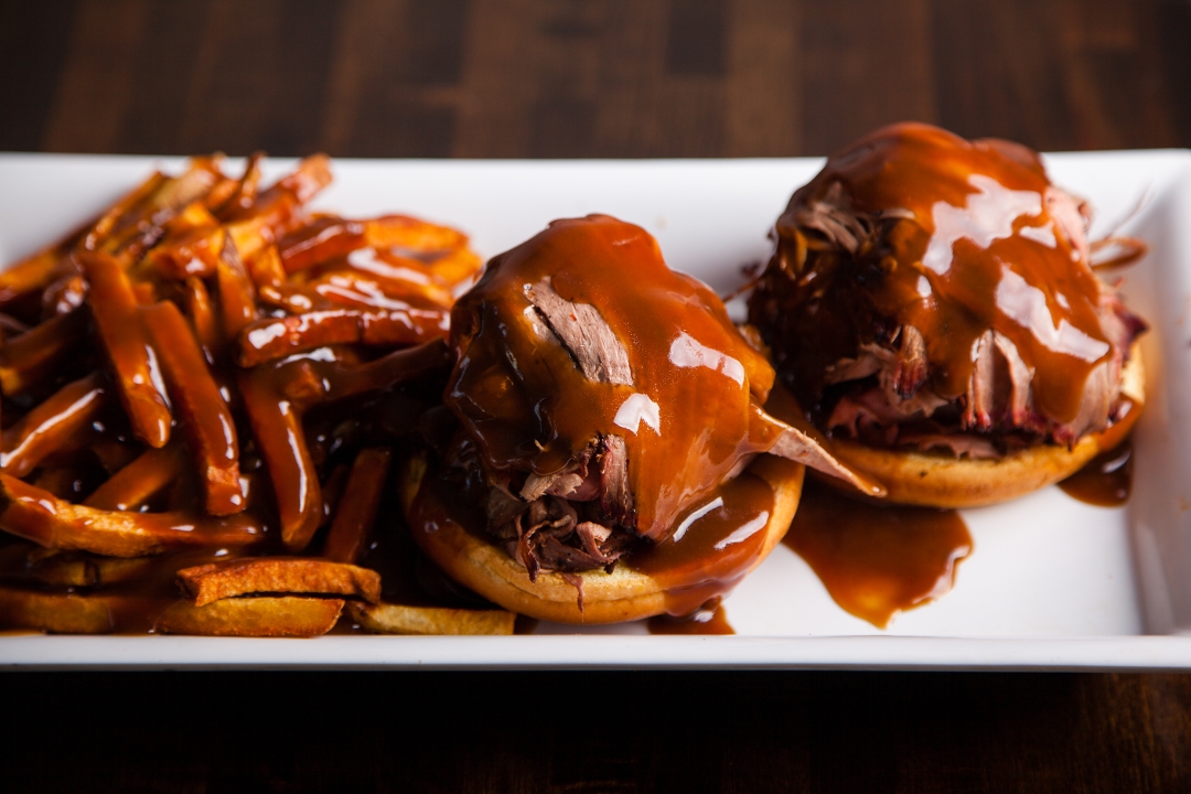 Hot Pit Beef with Gravy.