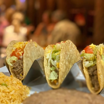 Lunch Crispy Tacos.