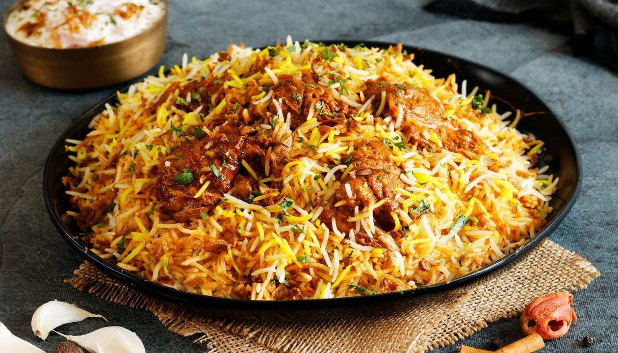 BBQ Lamb Dum Biryani (Medium).