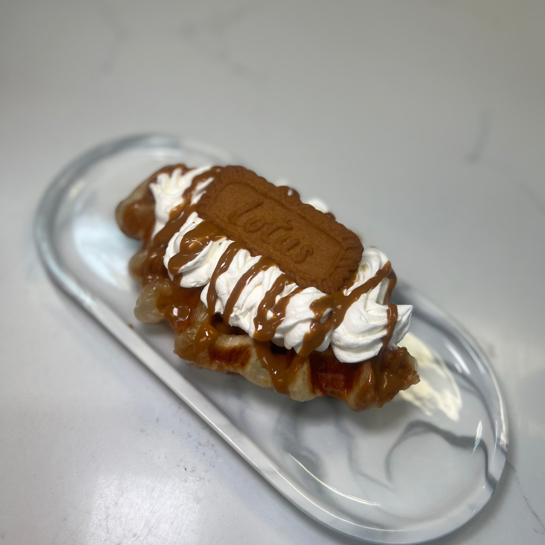 Cookie Butter Croffle.