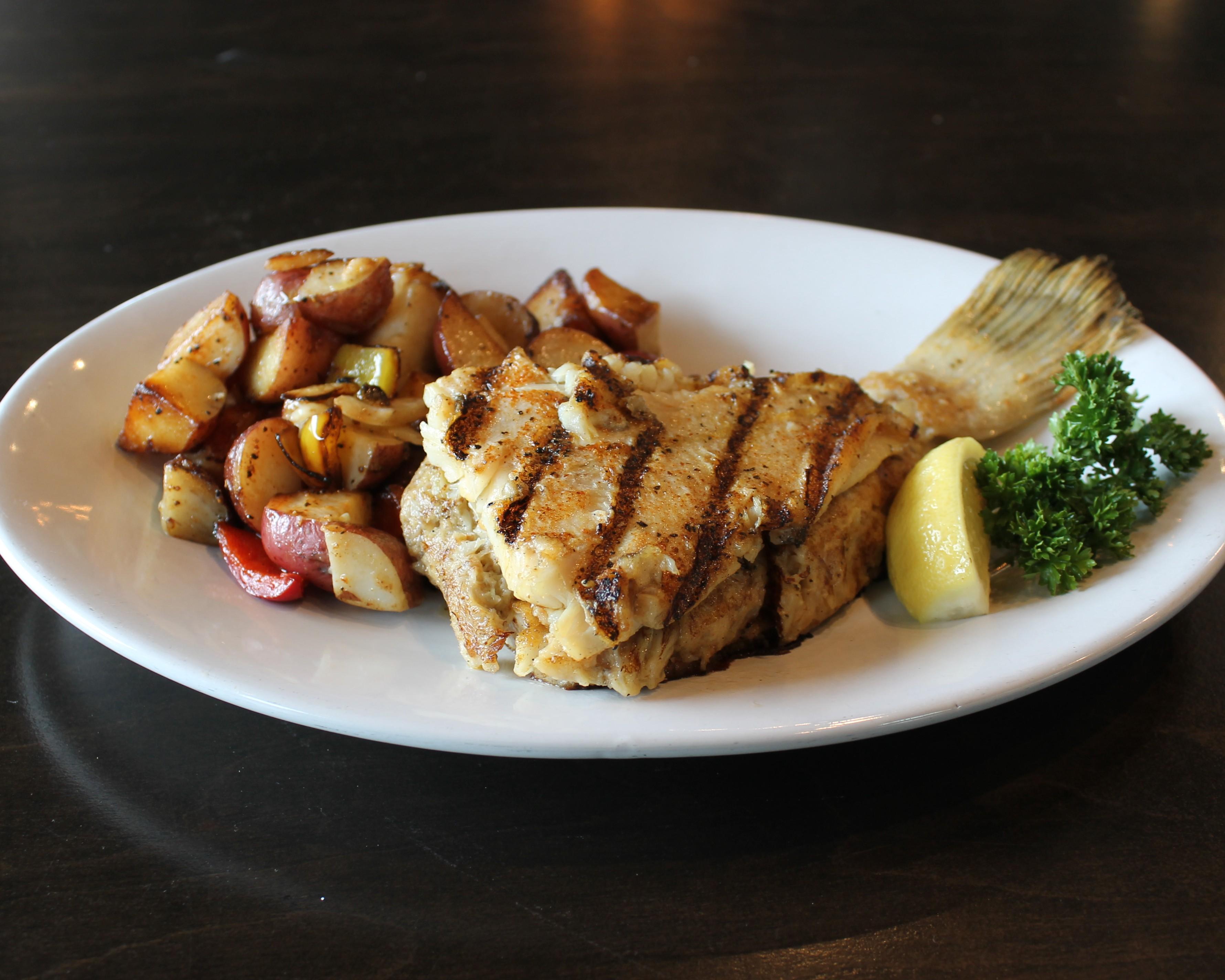 Stuffed Flounder.