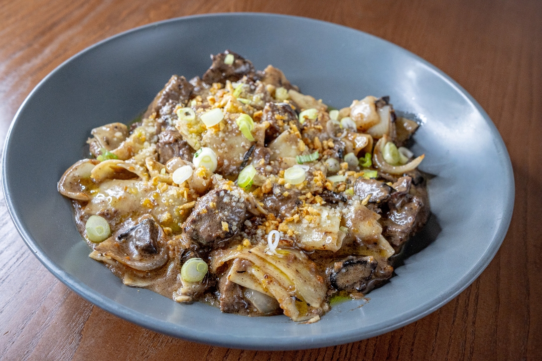 BRAISED BEEF PAPPARDELLE.
