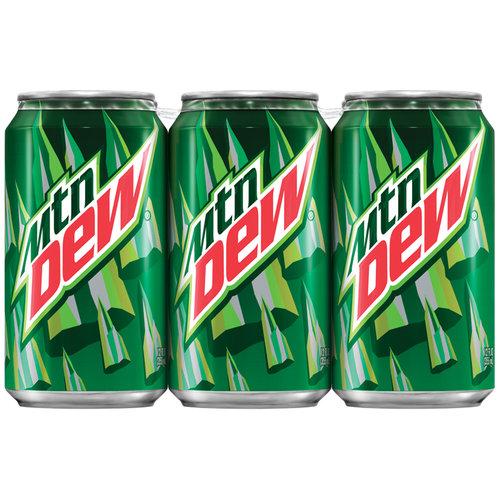 Mountain Dew Original Soda, 12 Fl. Oz., 6 Count.