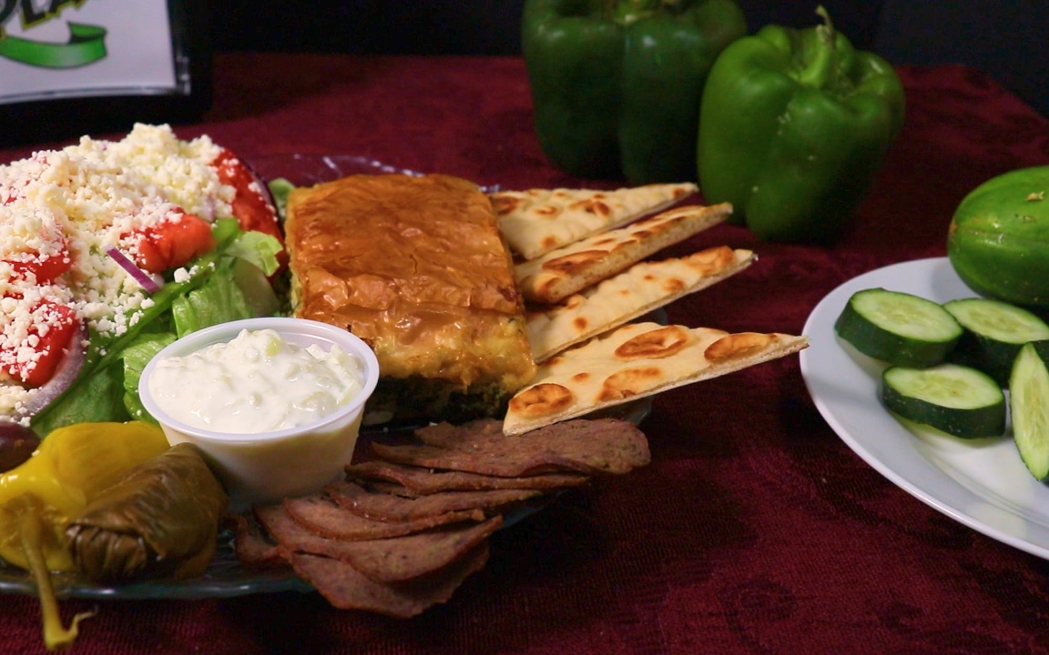 Mediterranean Combo Platter.