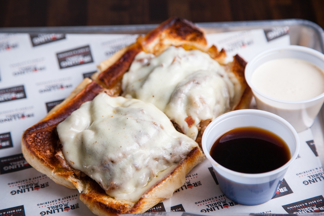 Pit Beef French Dip.