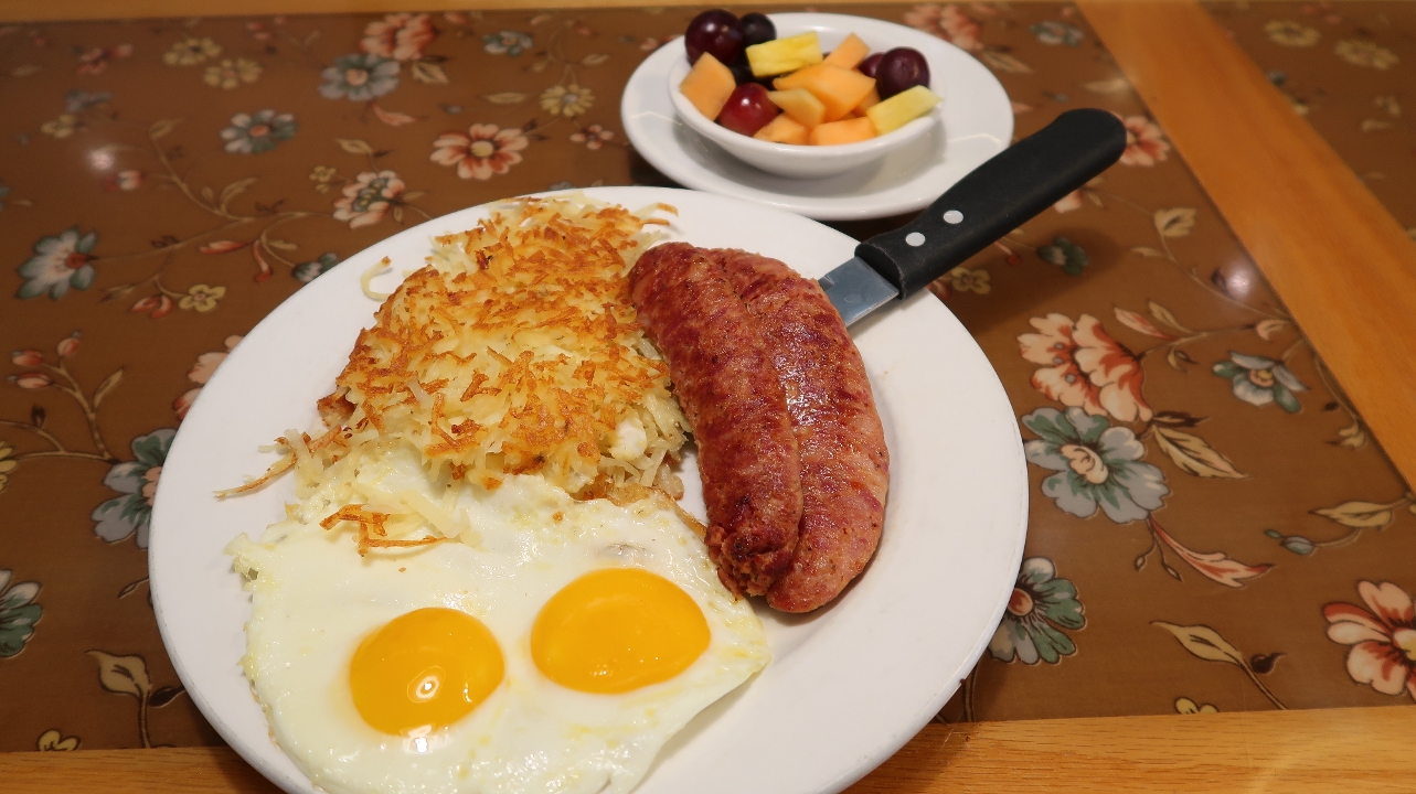 Andouille Sausage & Eggs.