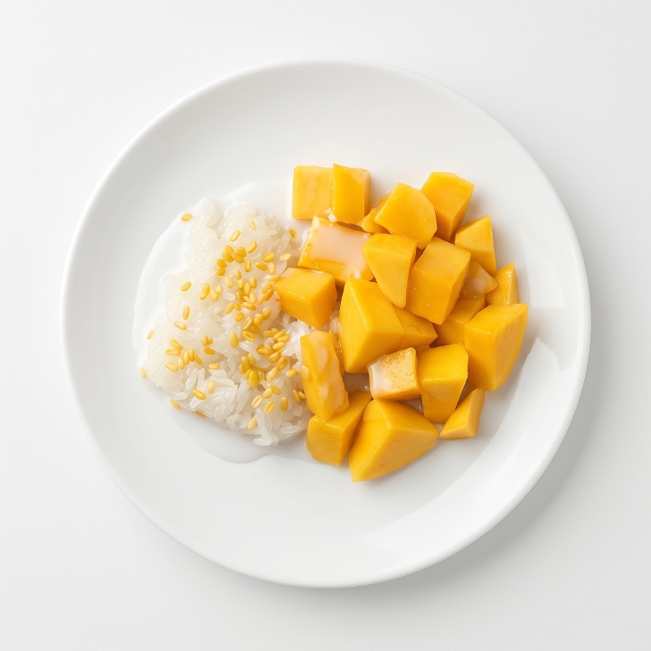 Sweet Sticky Rice w/Fresh Mango.