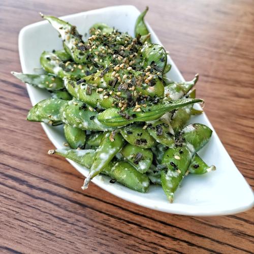 Garlic Edamame.