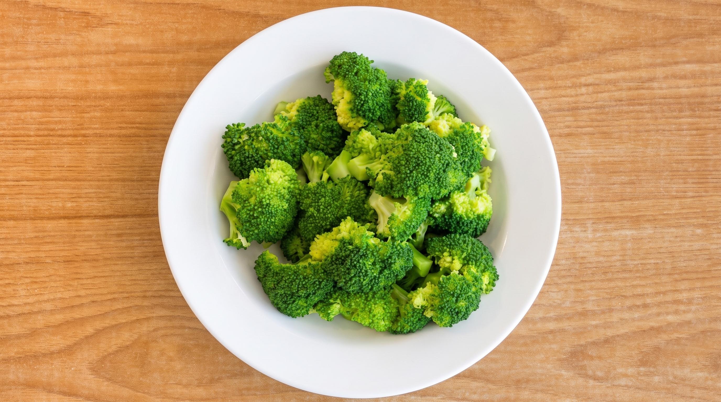 STEAMED BROCCOLI.