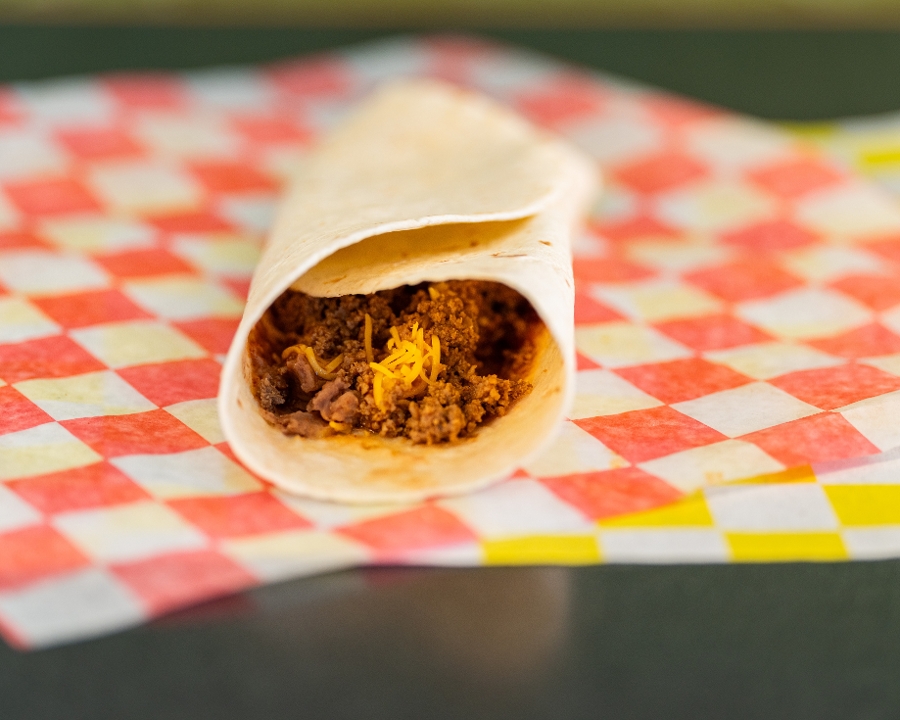 Meat And Bean Burrito Beef.