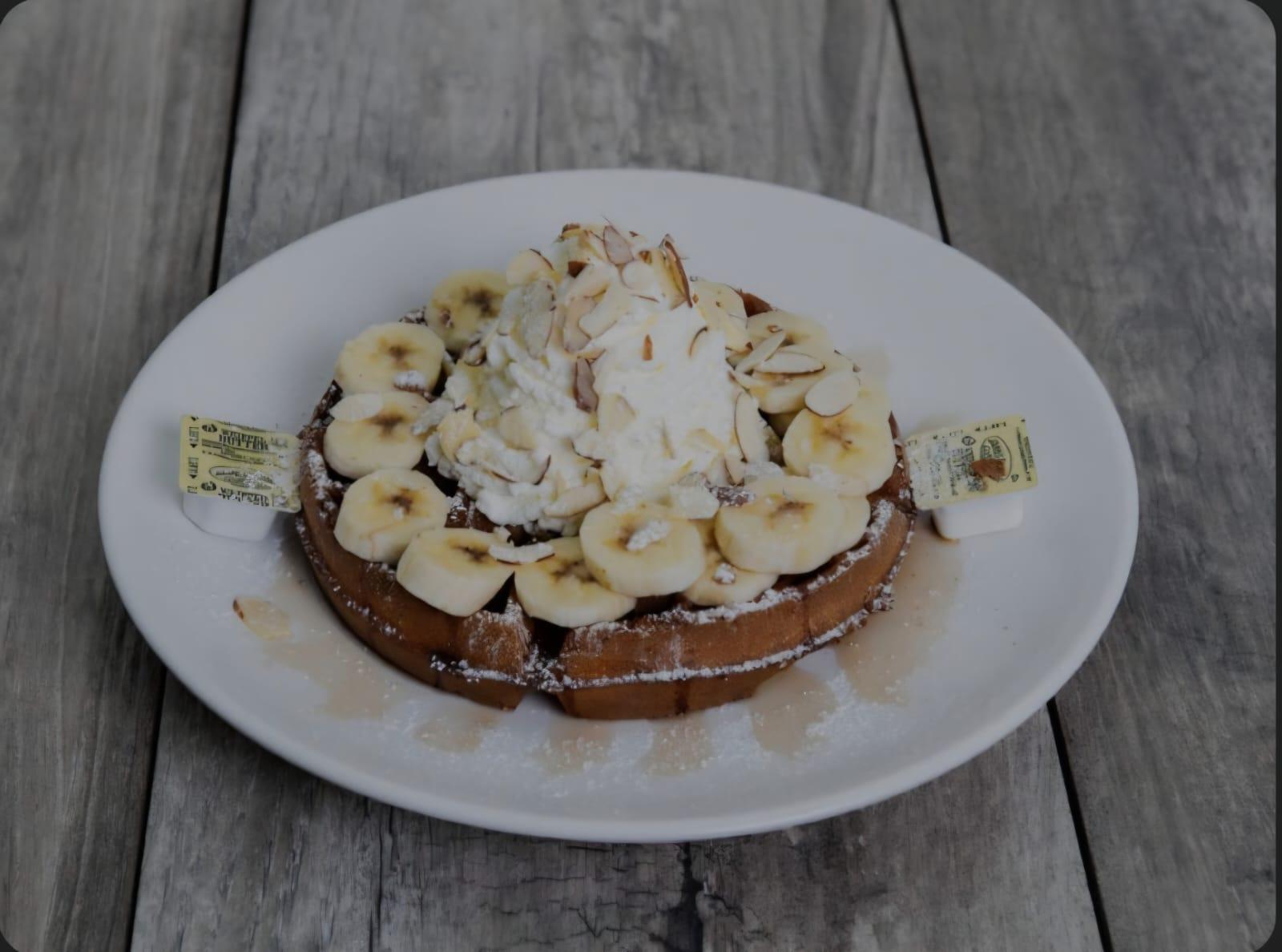 Butter Almond Waffle.