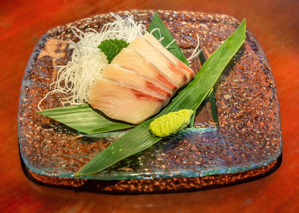 Yellowtail Sashimi.