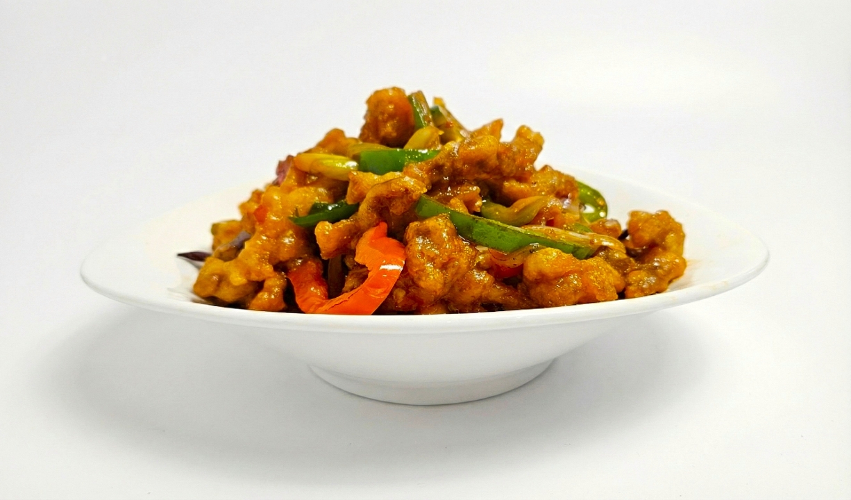 Dry Fried Pork Strip Delight.