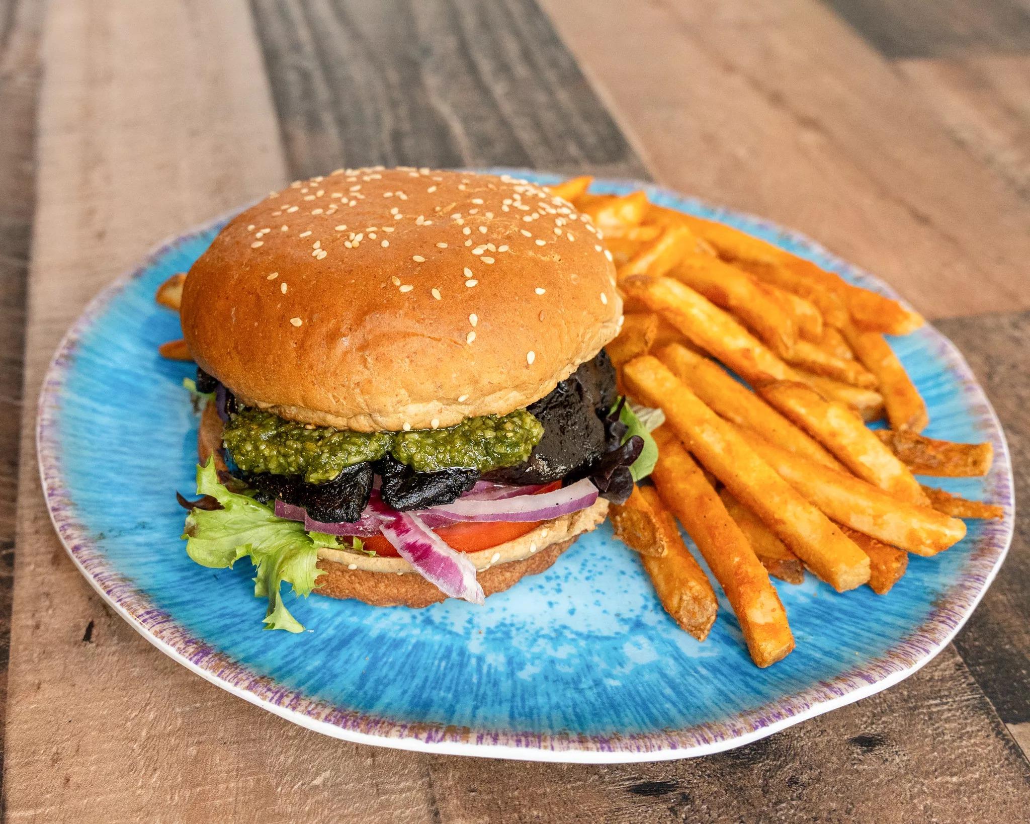 Radagast's Mushroom Burger.