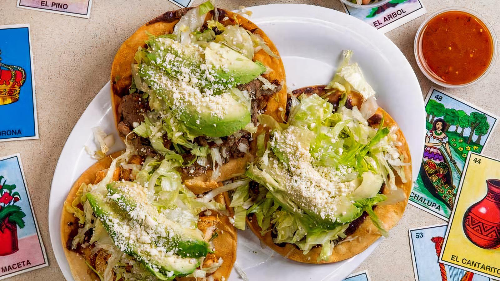 Steak Tostada.