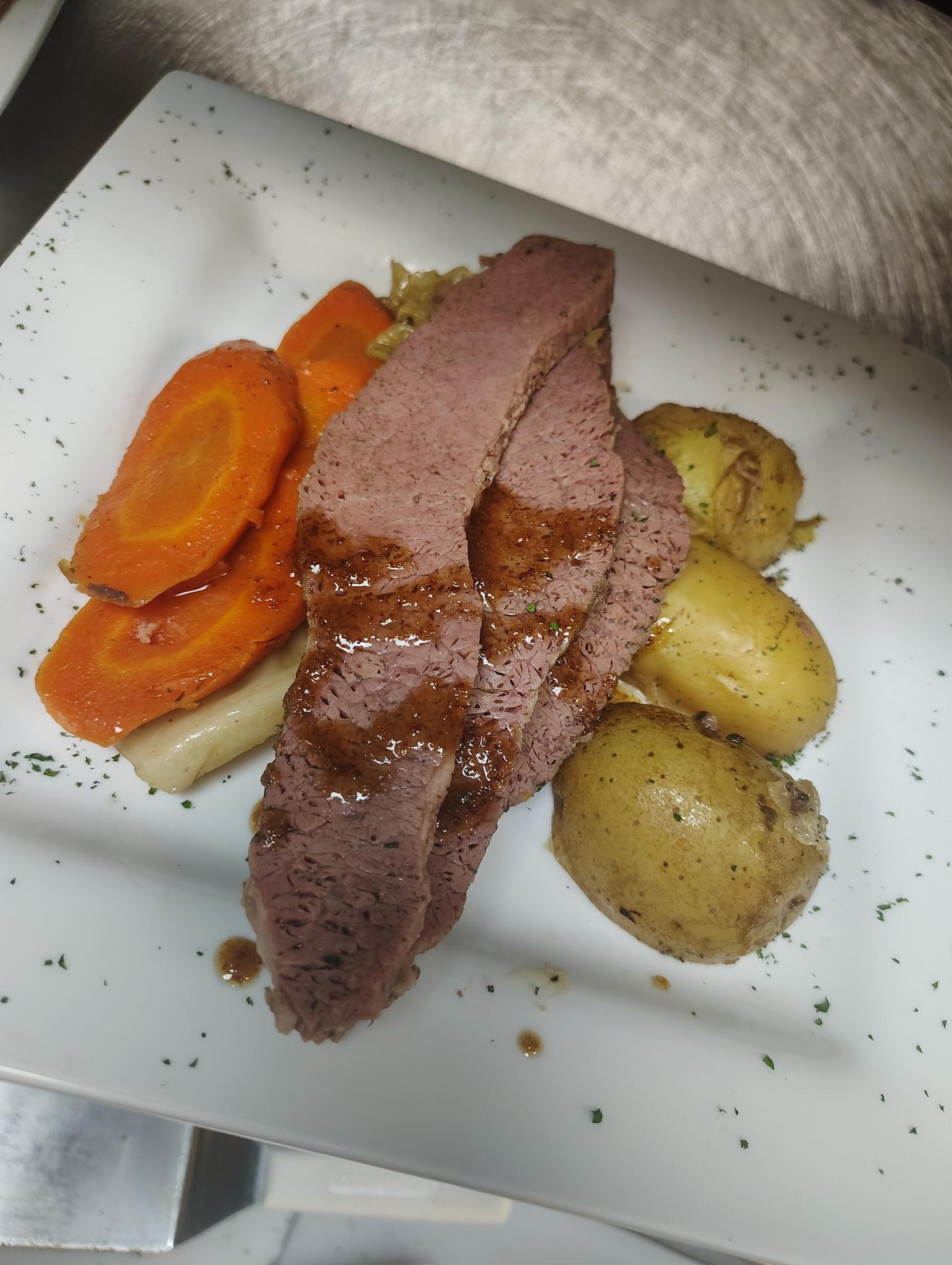 Corned Beef & Cabbage.