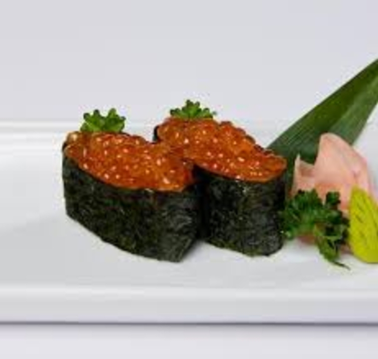 1 Pc Sushi "Ikura"Salmon Roe.