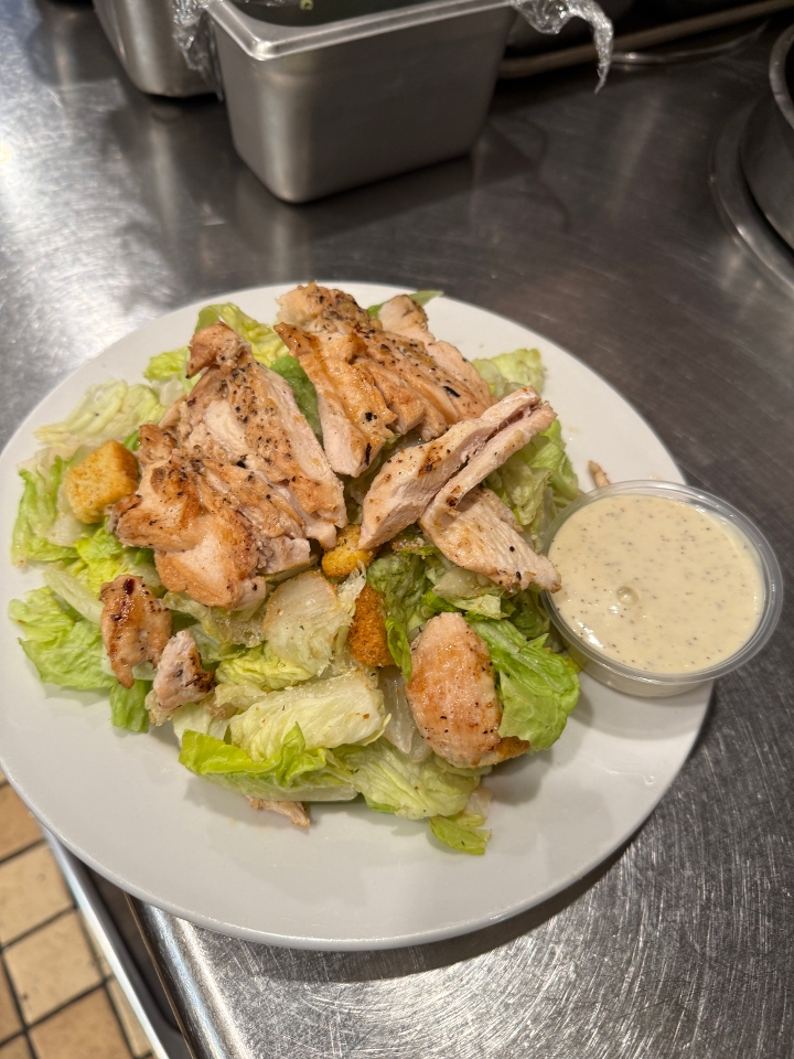 Grilled Chicken Caesar Salad.