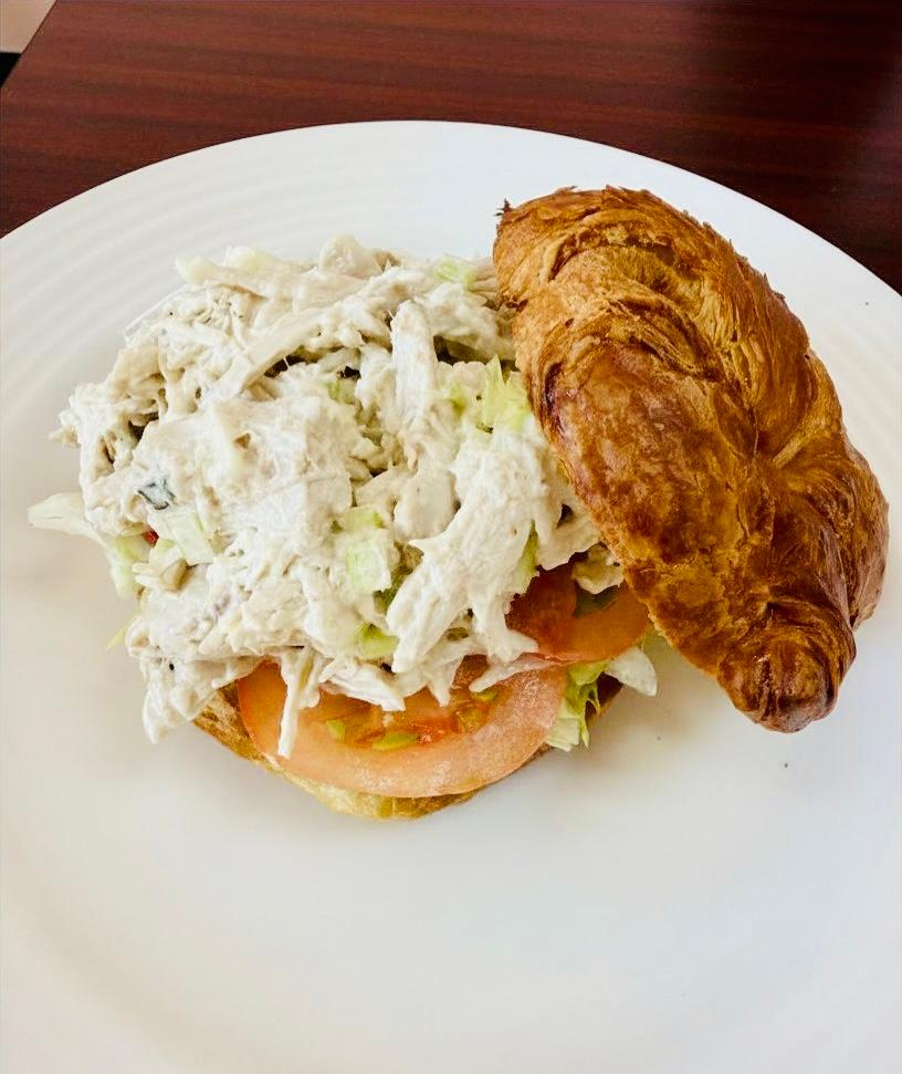 Chicken Salad on Croissant.