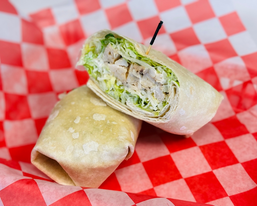 Grilled Chicken Caesar Wrap.