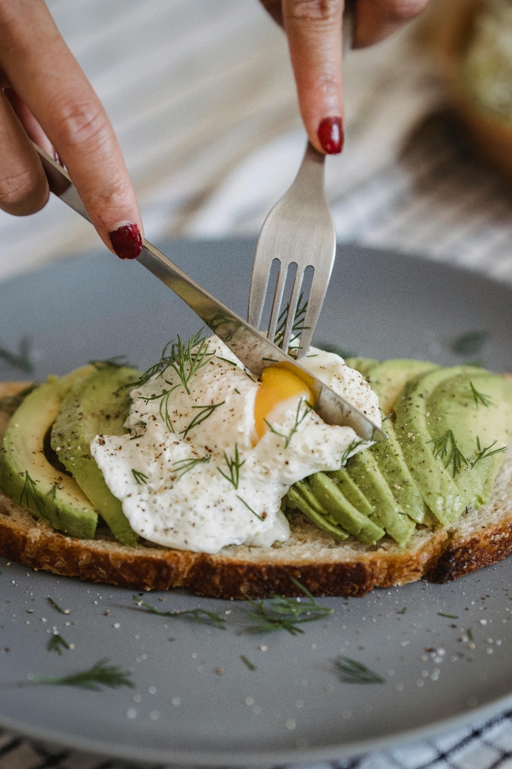 Avocado Toast & Eggs.