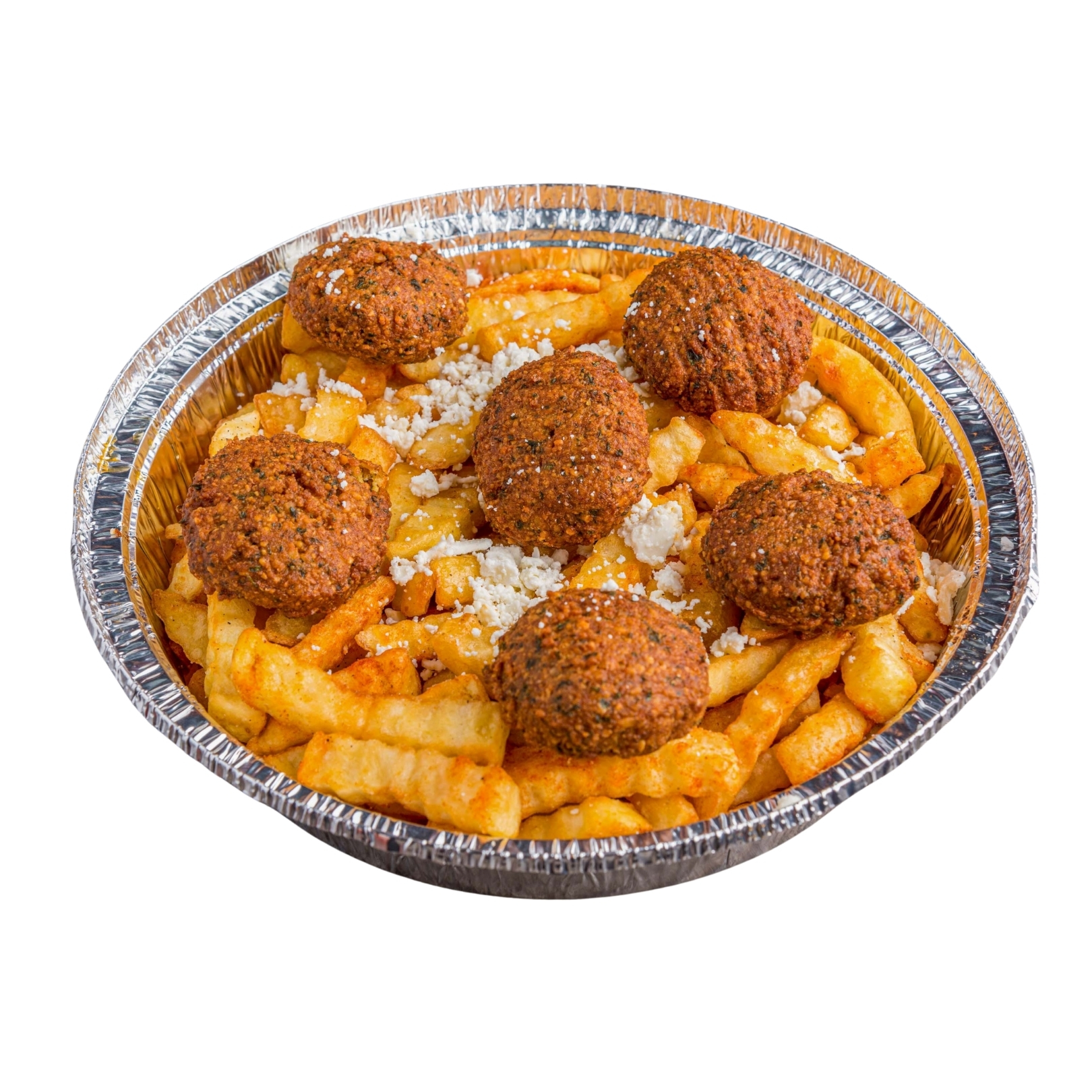 Falafel Fries Platter.