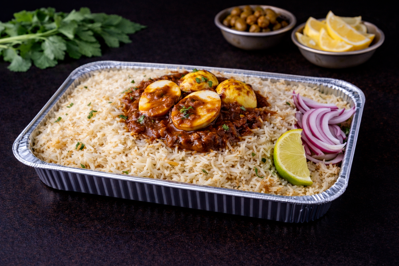 Family Pack Ulavacharu Egg Pulao (Horse Gram Egg Pulao).