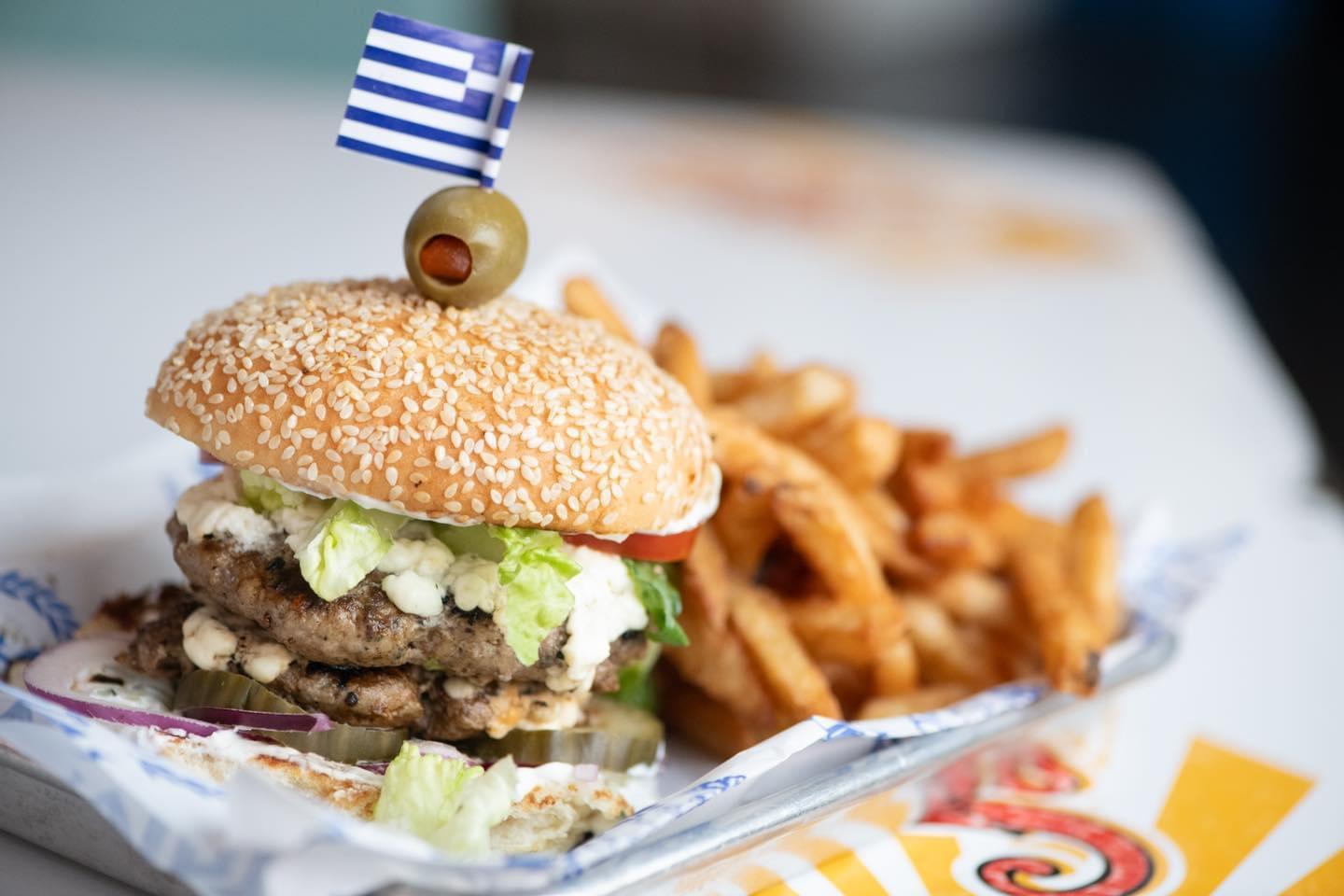 Greek Burger.