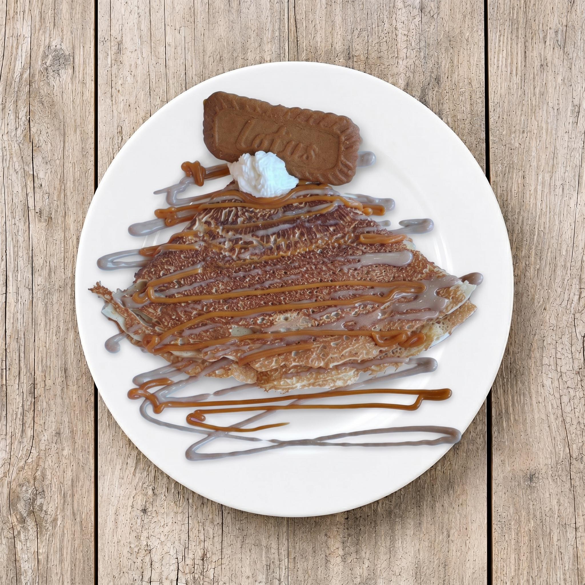 Biscoff Biscuit Crepe.