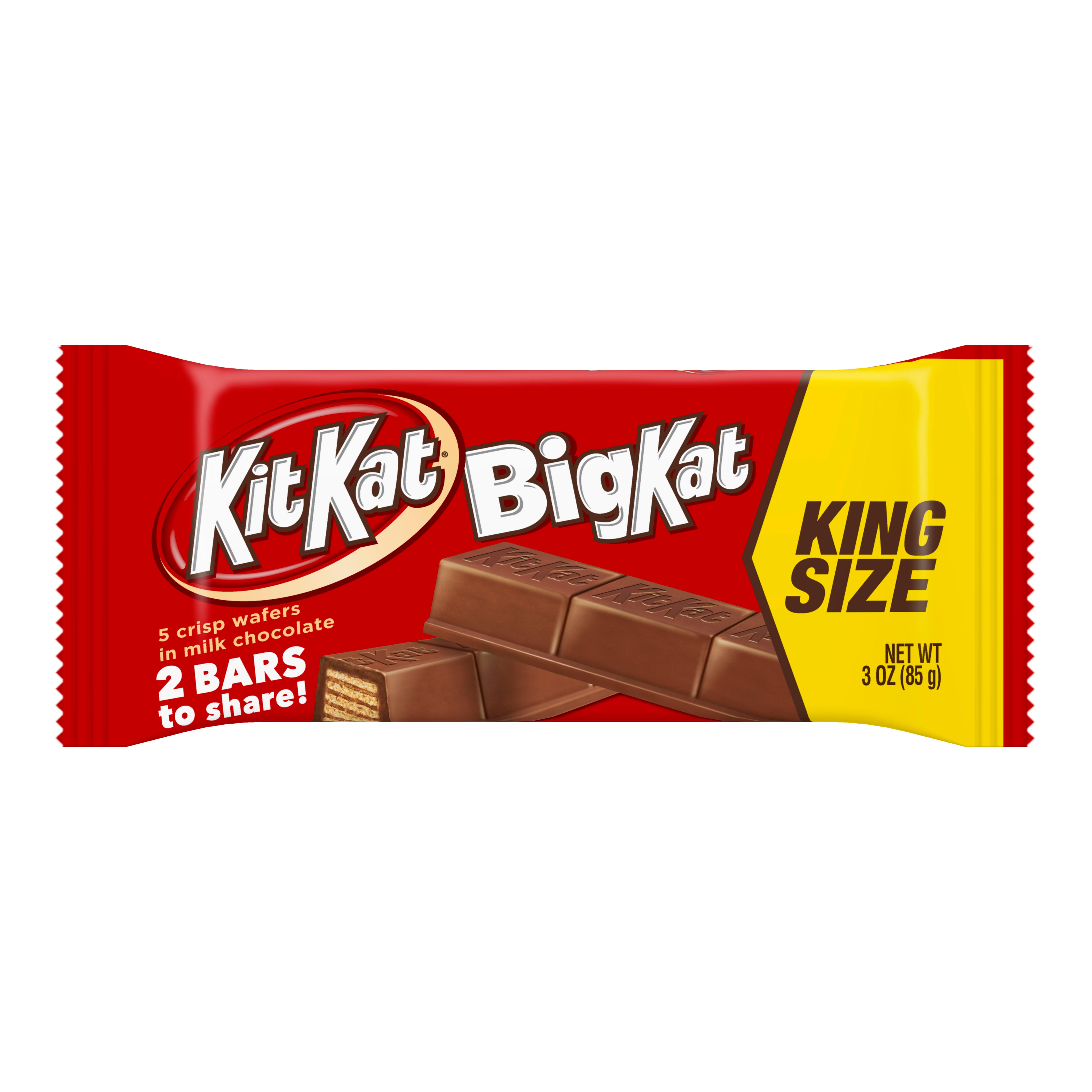 Kit Kat® Big Kat® Milk Chocolate Wafer King Size Candy  Bar 3 Oz.