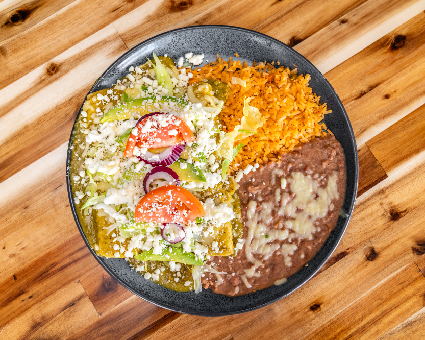 Enchiladas Suizas.