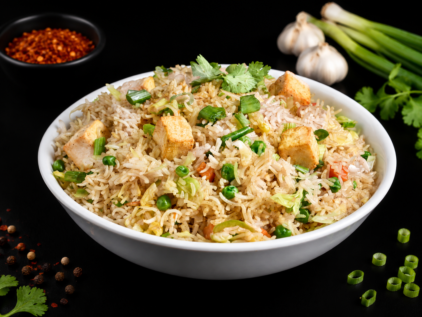Paneer Fried Rice.