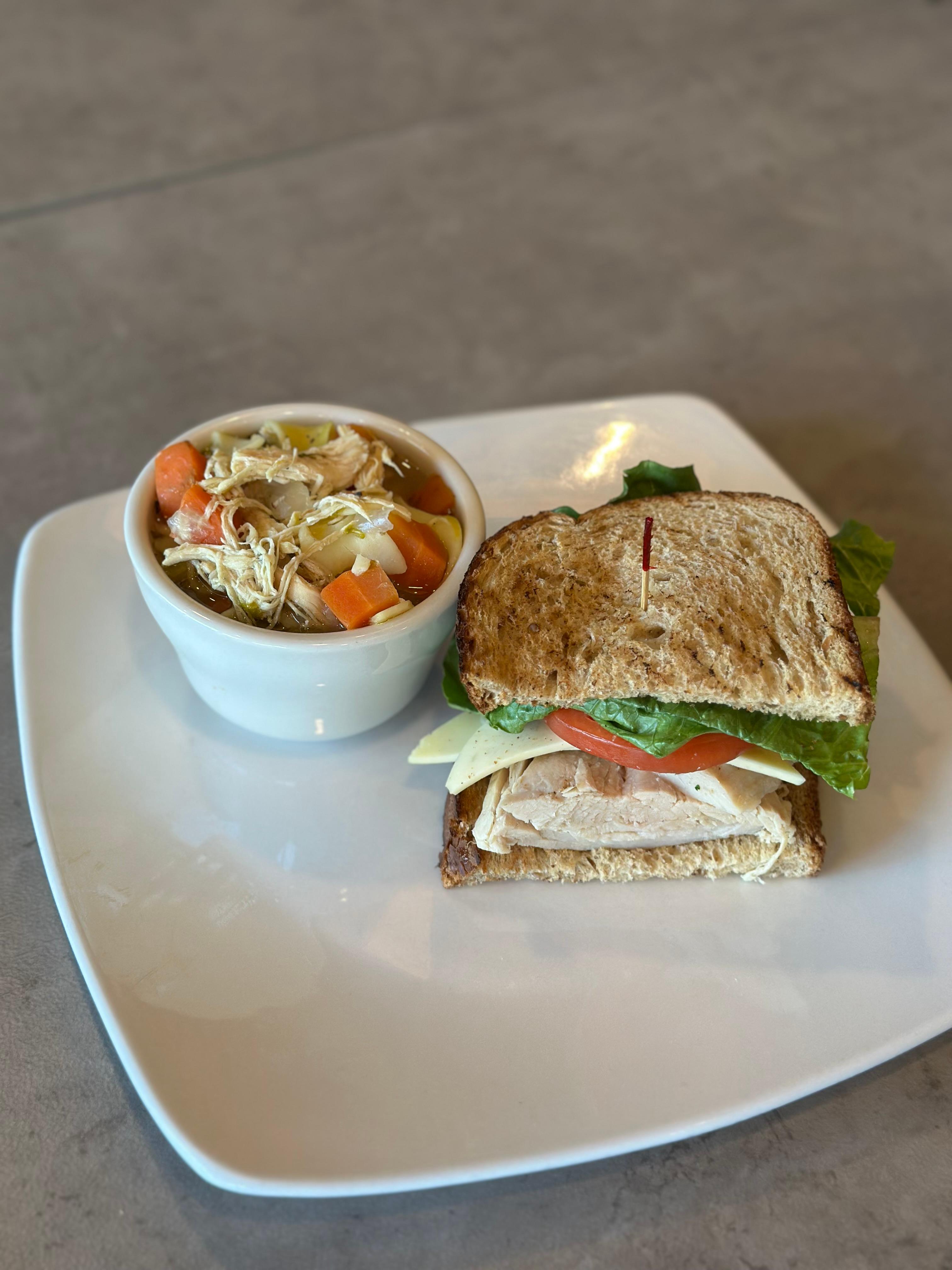 Soup & 1/2 Sandwich.