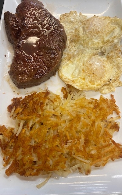 Steak & Eggs.