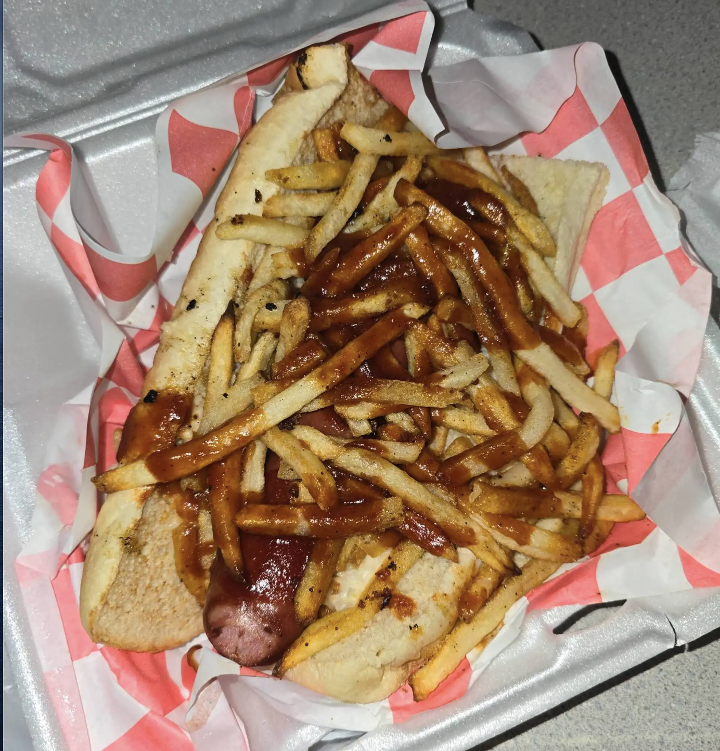 The East 9Th Street Beef Polish Boy.