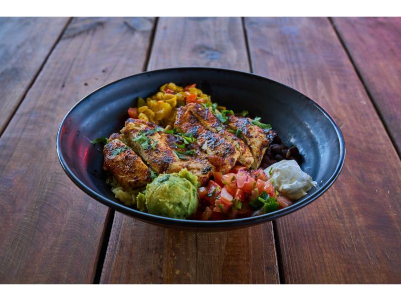 Grilled Chicken and Rice Bowl.